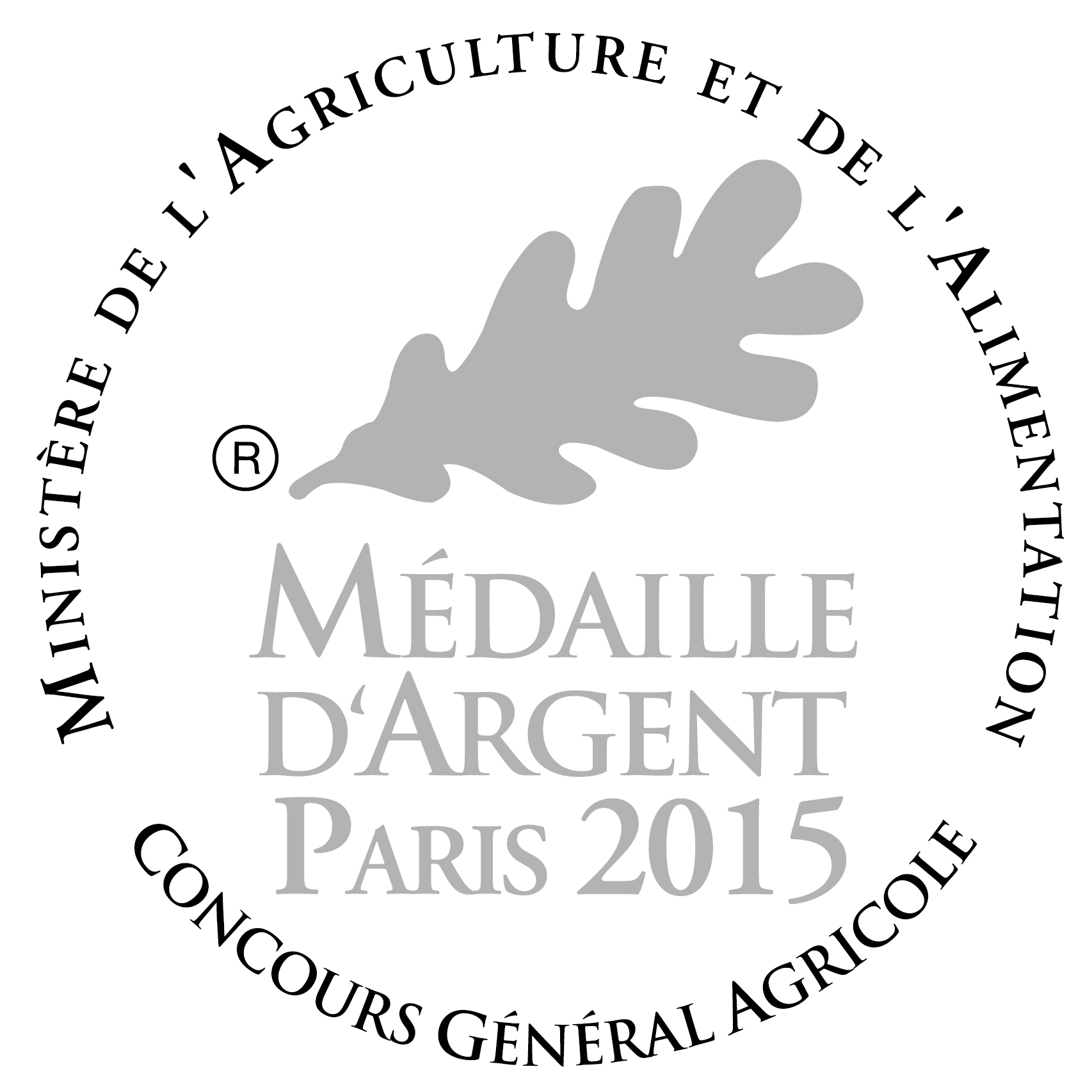 Medaille d'argent 2015